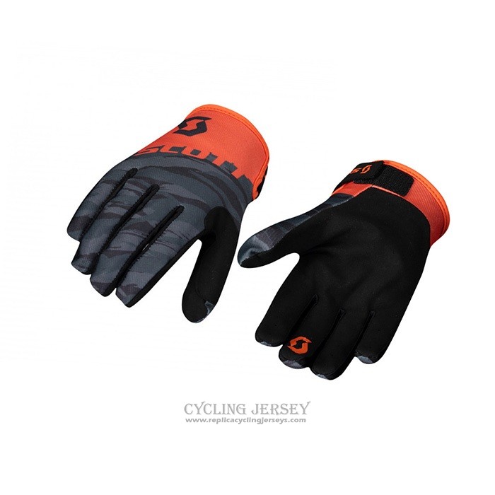 2021 Scott Full Finger Gloves Cycling Red